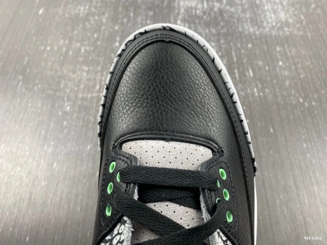 Rep TBK 3 Glow Jordan CT8532-031 Green Air 0725